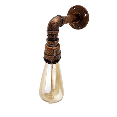 Retro industriële buisverlichting, waterleiding wandlamp, steampunk ~1504