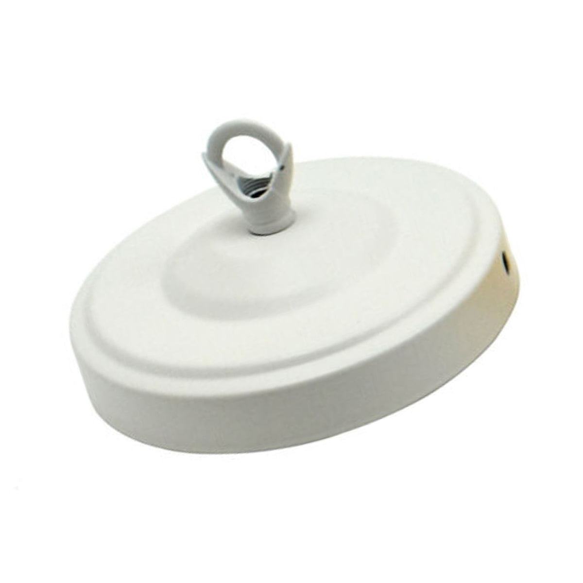 White Color 108mm Diameter Ceiling Rose Hook Plate Light Fitting Chandelier~2644 - LEDSone UK Ltd