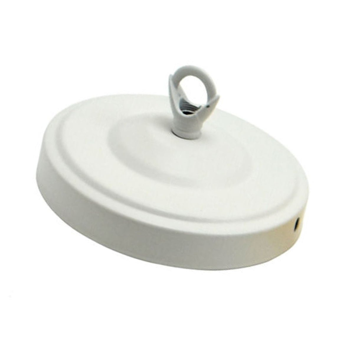 White Color 108mm Diameter Ceiling Rose Hook Plate Light Fitting Chandelier~2644 - LEDSone UK Ltd