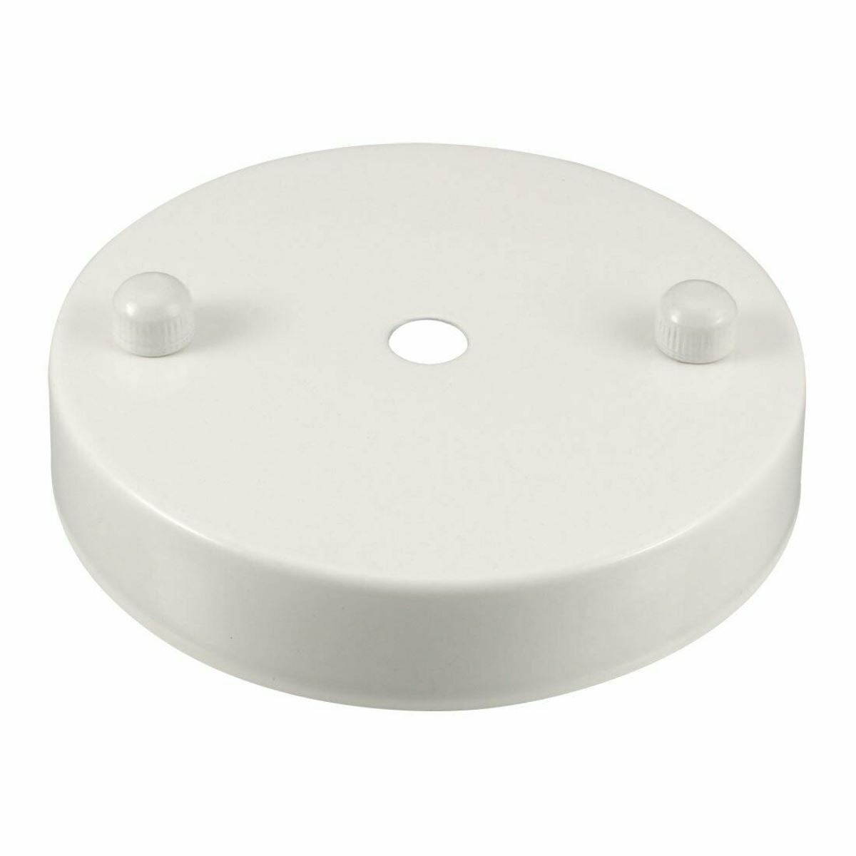 White Color Single Point Drop Outlet Ceiling Hook Ring Plate Perfect for fabric flex cable~2660 - LEDSone UK Ltd
