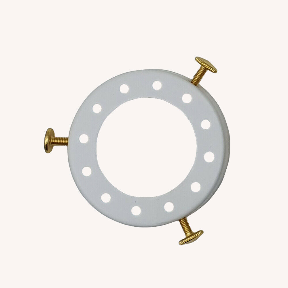 White Lamp Shade Cap for Pendant Light Socket Holder Fitting~1032 - LEDSone UK Ltd