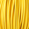 1m/5m/10m 2-aderige ronde vintage gevlochten stoffen gele kabel flex 0,75 mm~3246