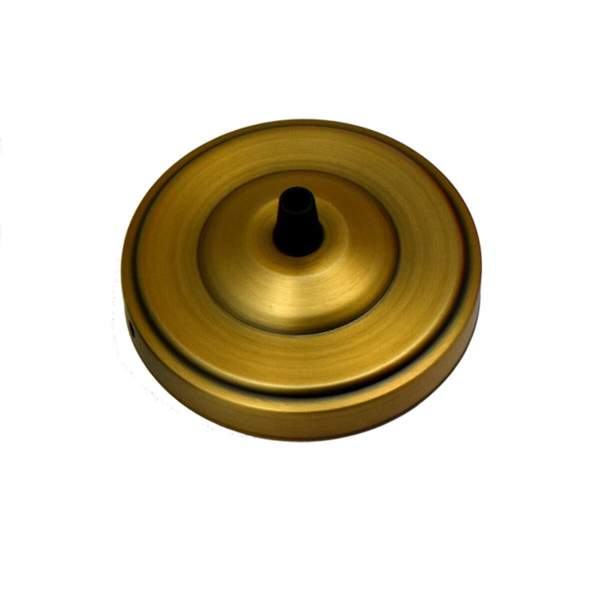 Yellow Brass Ceiling Rose 108mm Diameter Vintage Light Fitting~1466 - LEDSone UK Ltd