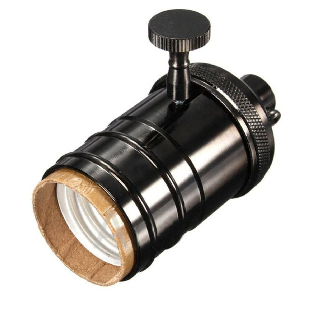 E27 Screw Vintage Switch Bulb Holder Industrial Antique Retro Edison Lamp Light~3415 - LEDSone UK Ltd
