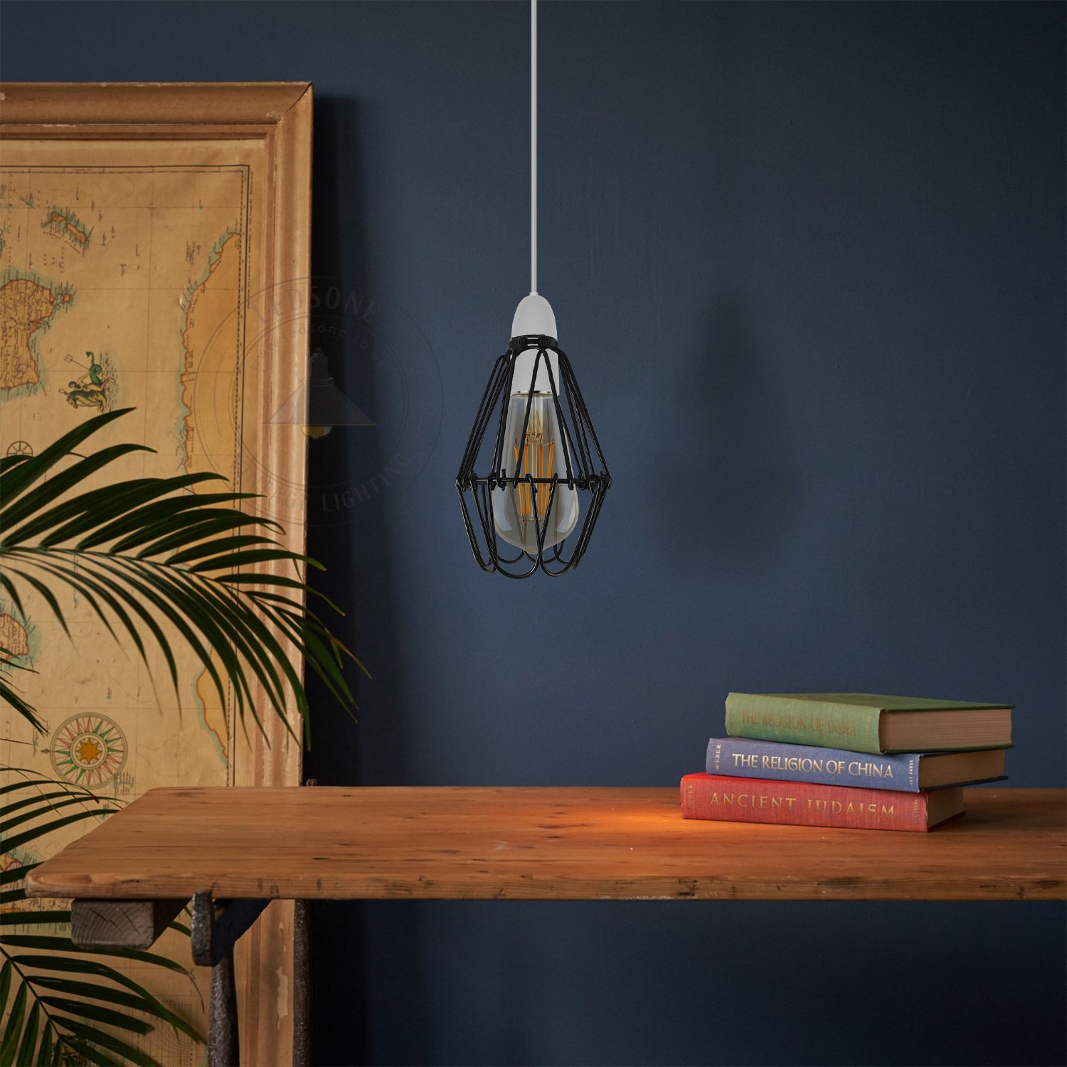 Water lily iron wire cage