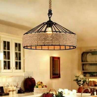 metal shade pendant light - Application image