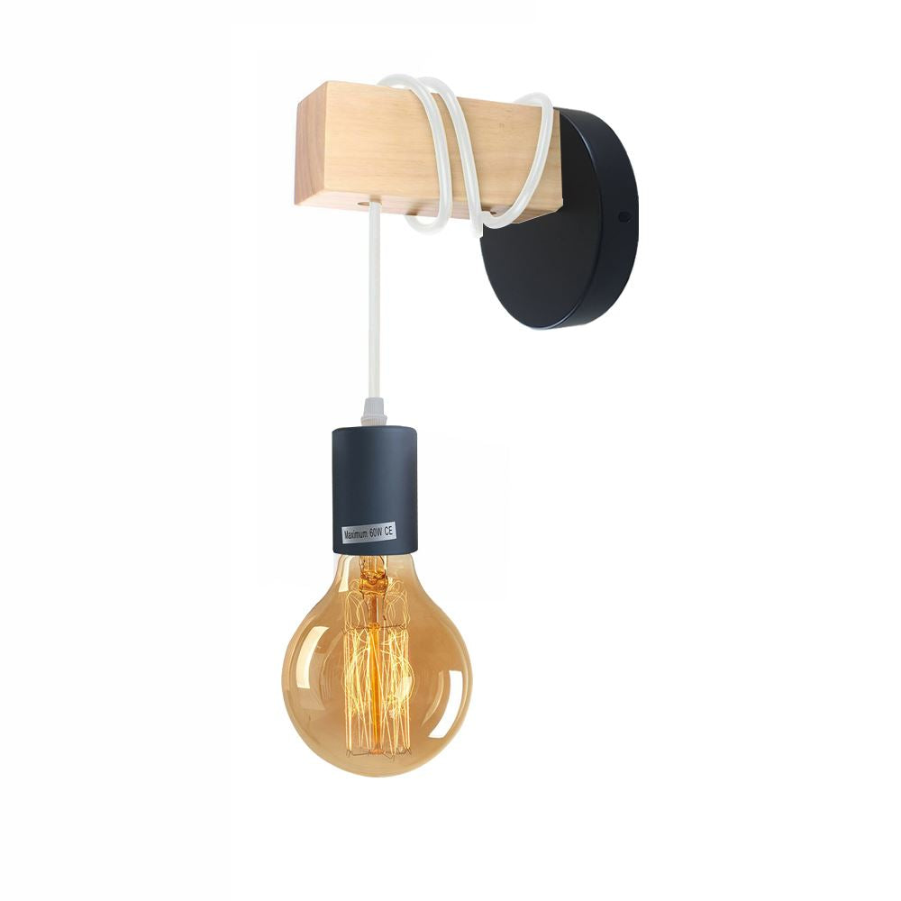 Small Wall Light Fixtures Industrial Farmhouse Hanging Wall Sconce Fixture~1241 - LEDSone UK Ltd