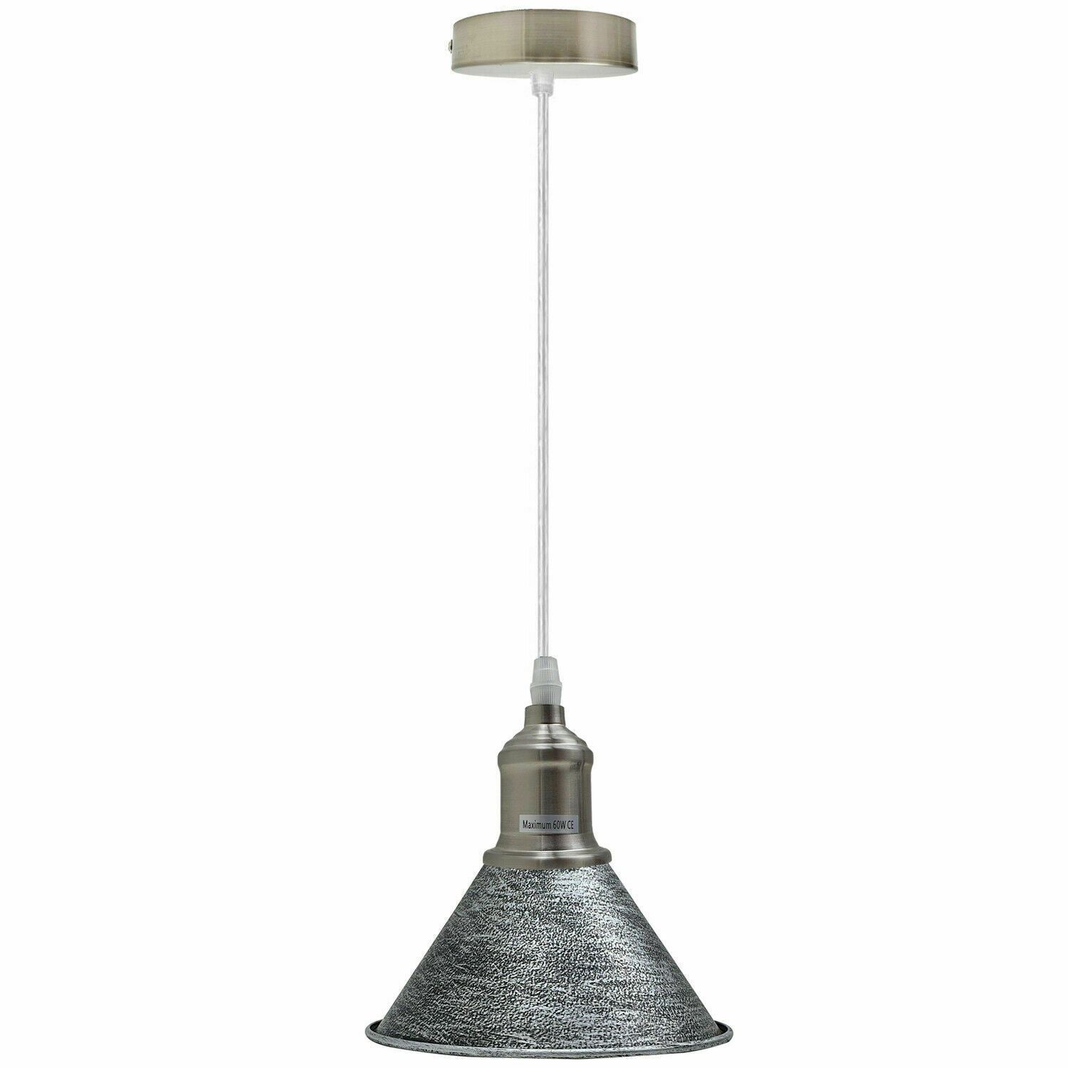 Modern Vintage Ceiling Pendant Light Cone Shade Shape Hanging Light For Hotels, Any Room, Dining Room~1363 - LEDSone UK Ltd