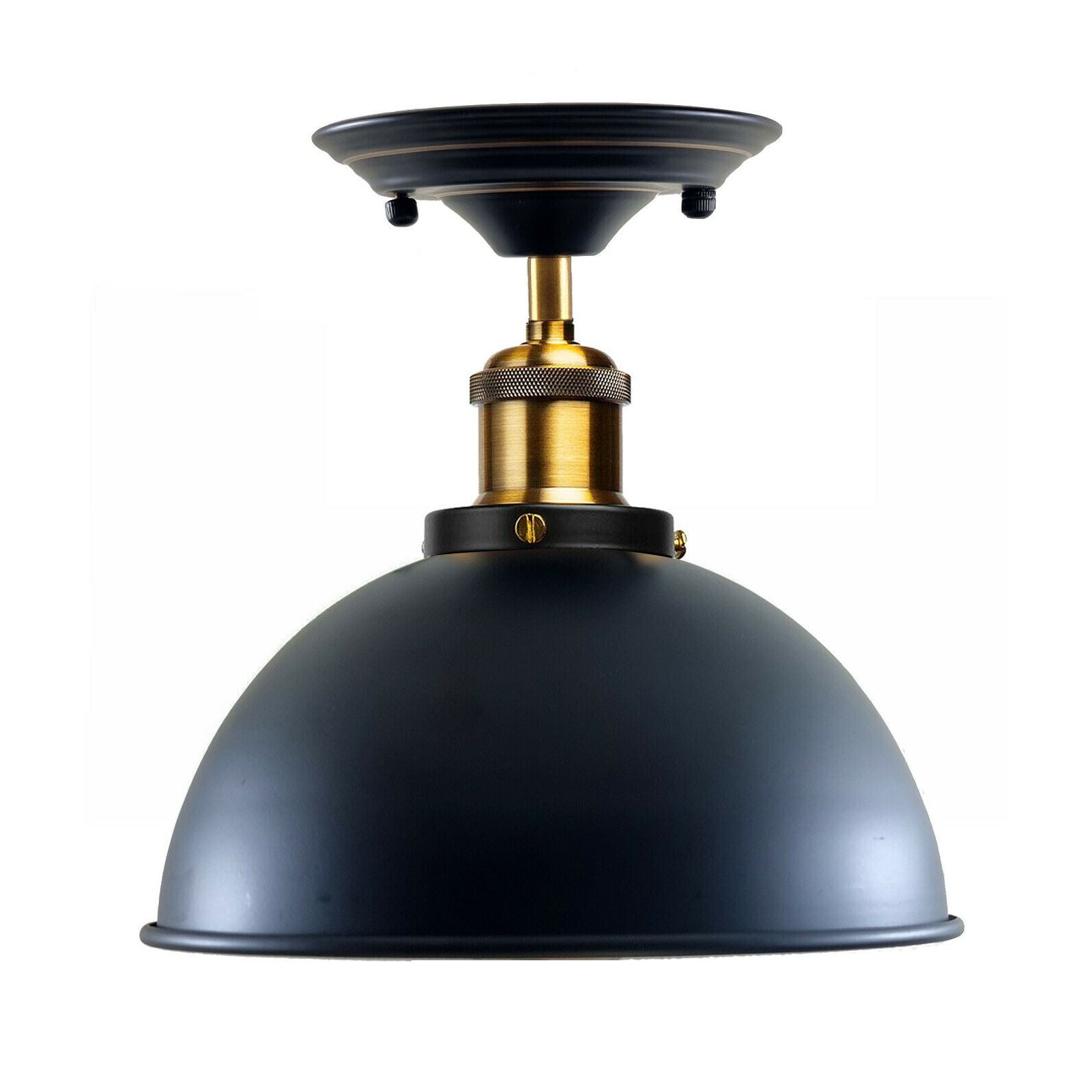 Vintage Pendant Ceiling Lights Industrial Flush Mount Dome Lamp Shade~1234 - LEDSone UK Ltd
