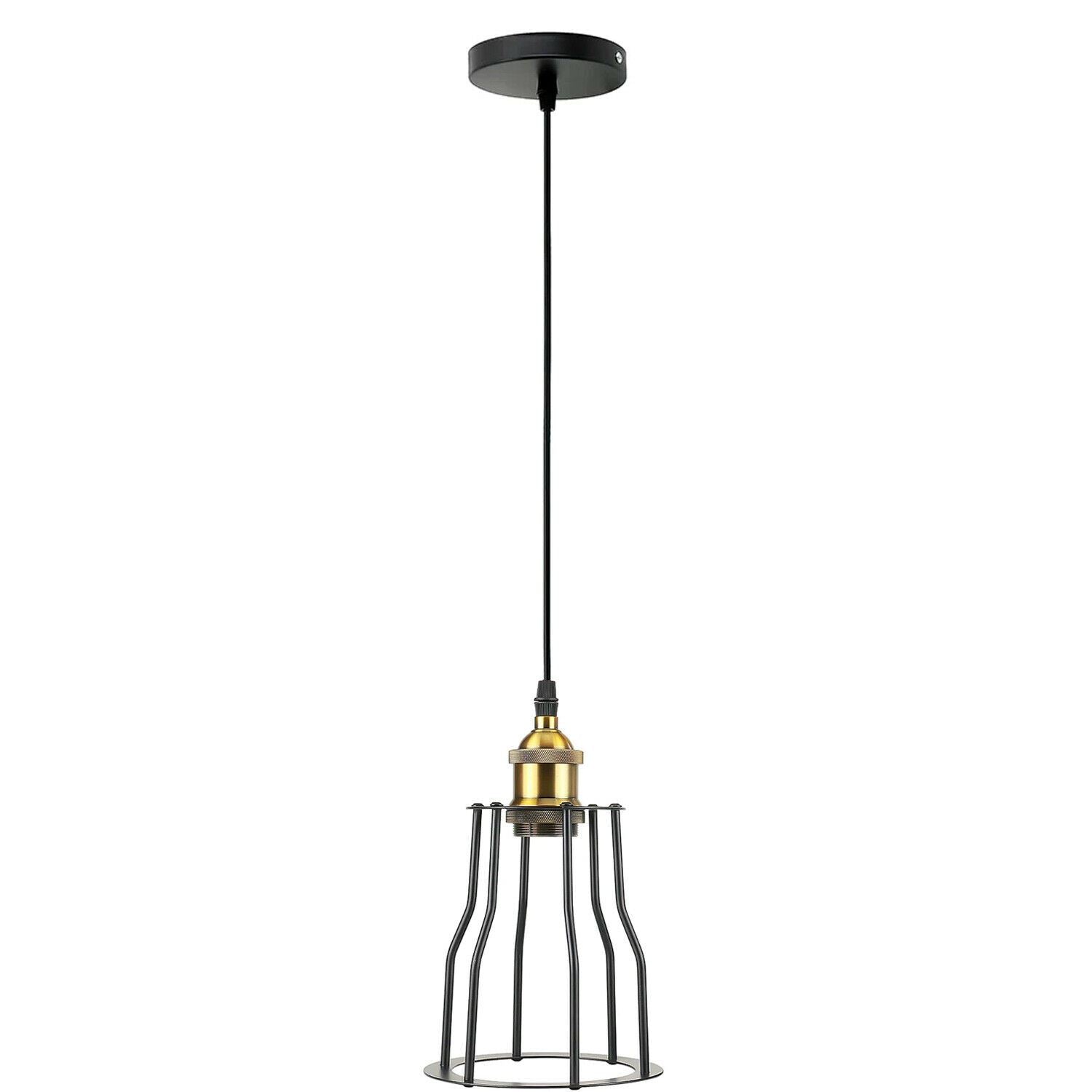 Vintage Industrial Modern Retro Loft Cage Ceiling Lamp Cage Pendant Lights