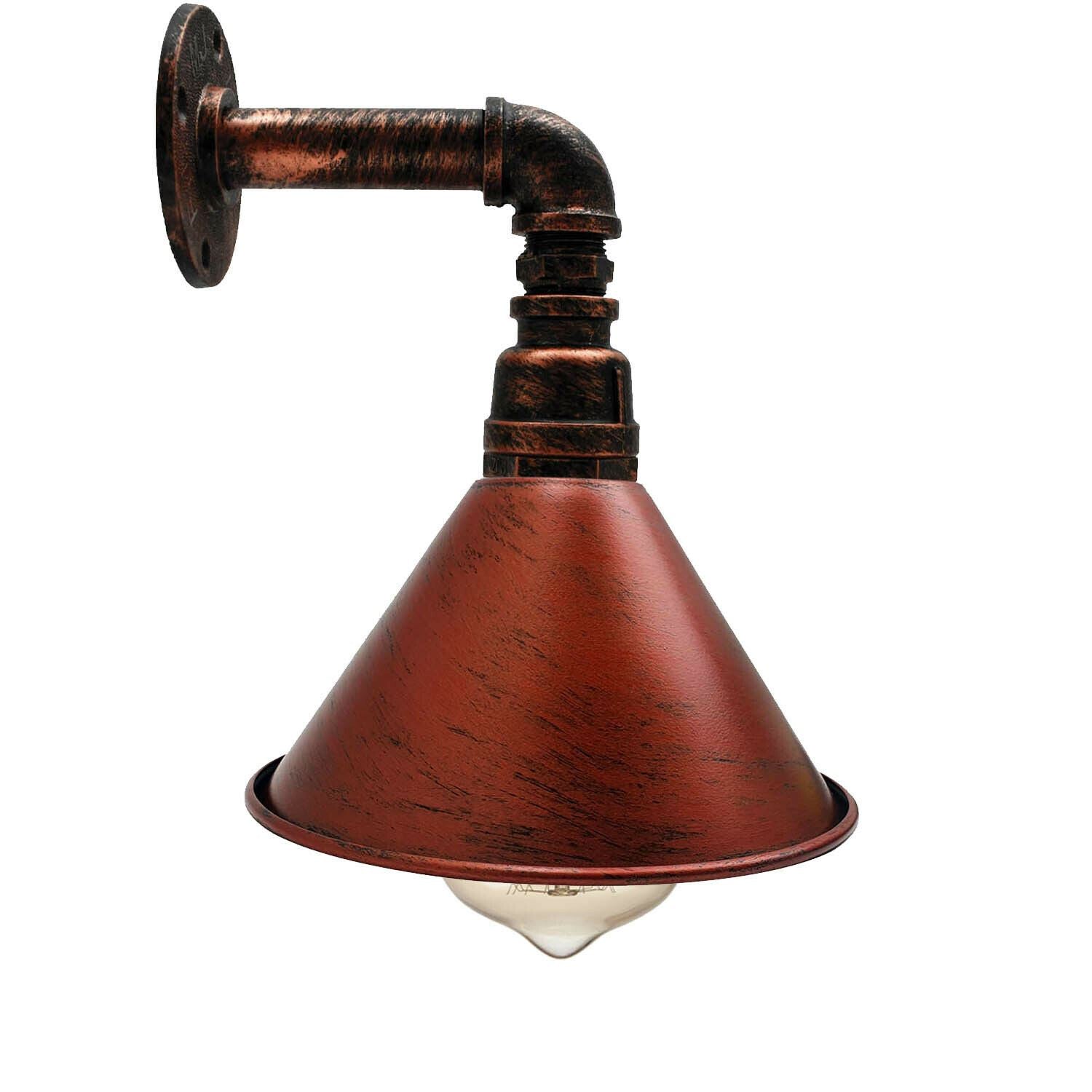 bedside lights on wall  Industrial black metal wall lamp in a vintage style Shabby chic vintage wall light fixture for a living room Rustic copper wall sconce with a vintage-style bulb