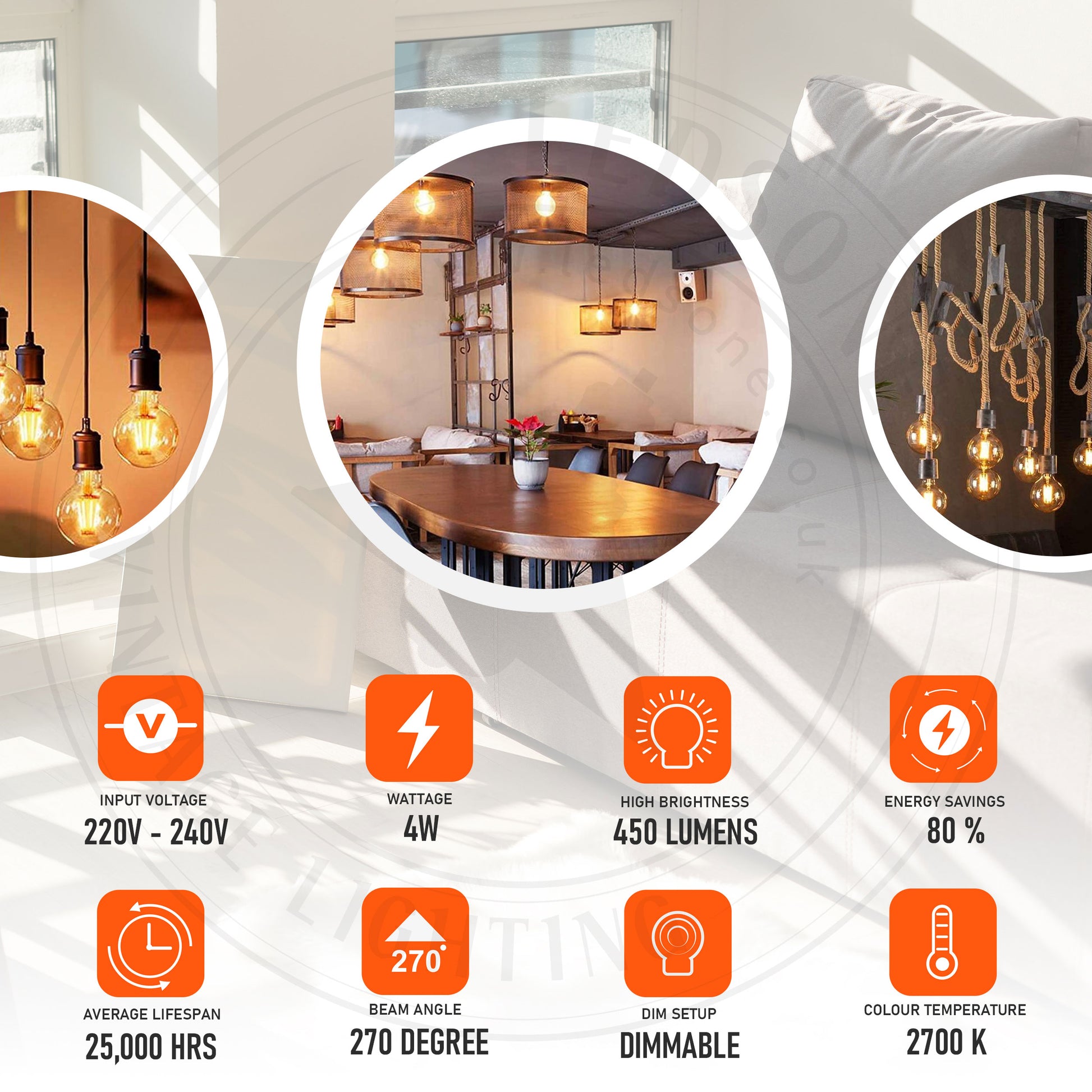 led filament lamp e27 | big edison light bulb