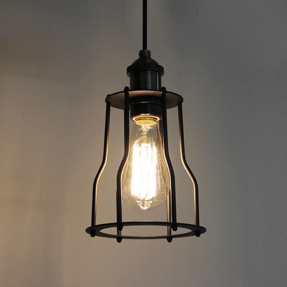 Modern-style pendant lamp with filament bulb