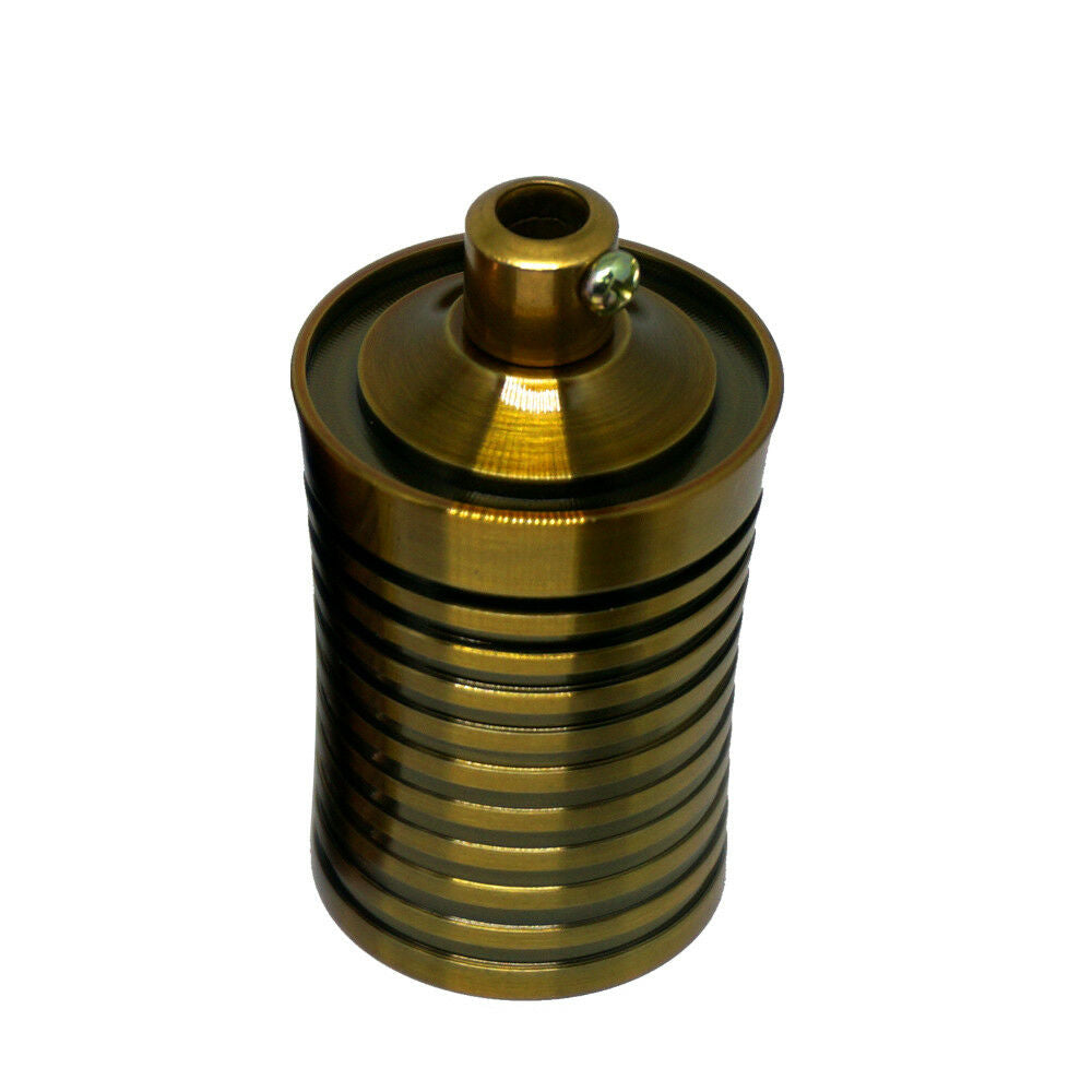 yellow brass E27 ceiling lamp holder 