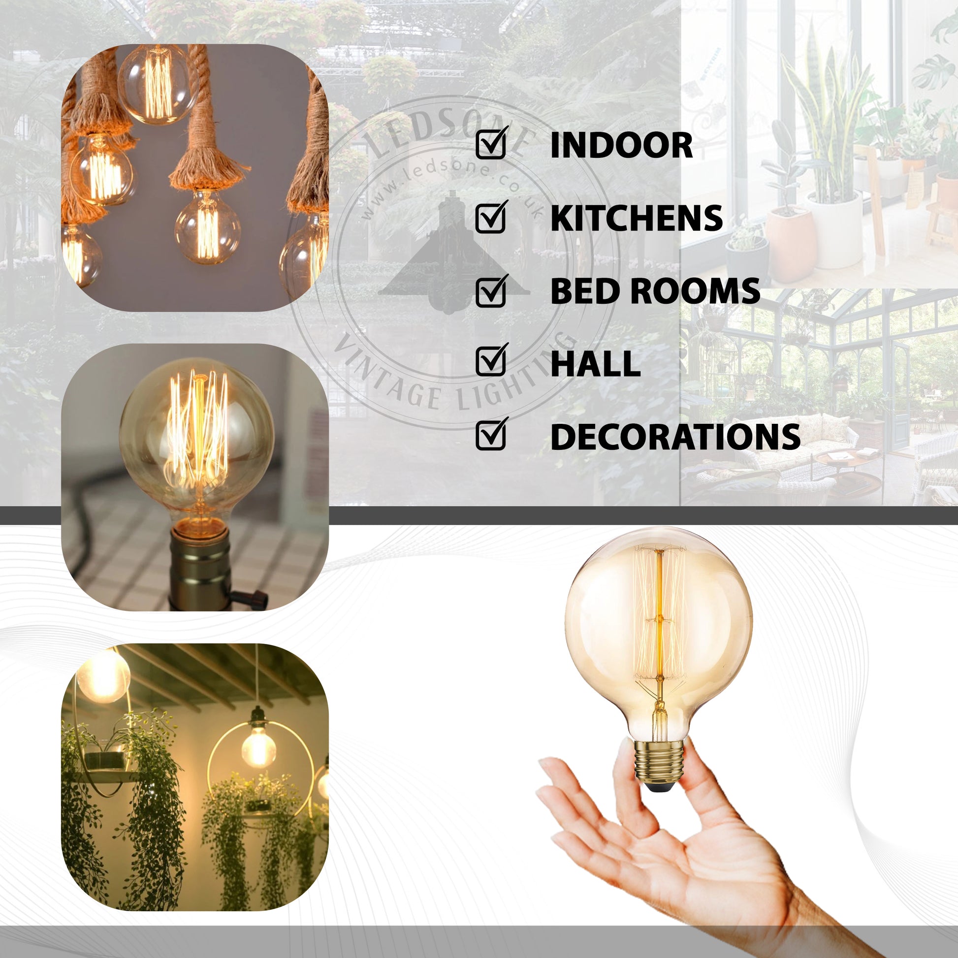 edison light bulb | led bulbs with filament