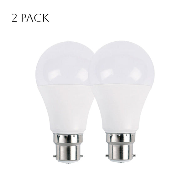 LED GLS 9W B22 gloeilampen koel wit energiebesparend ~4154 – 2-PACK