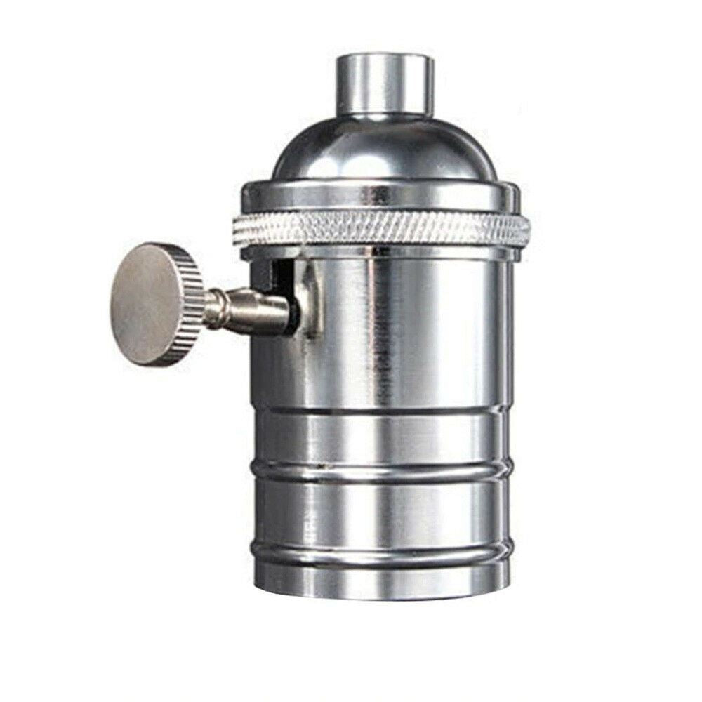 E27 Screw Vintage Switch Bulb Holder Industrial Antique Retro Edison Lamp Light~3415 - LEDSone UK Ltd