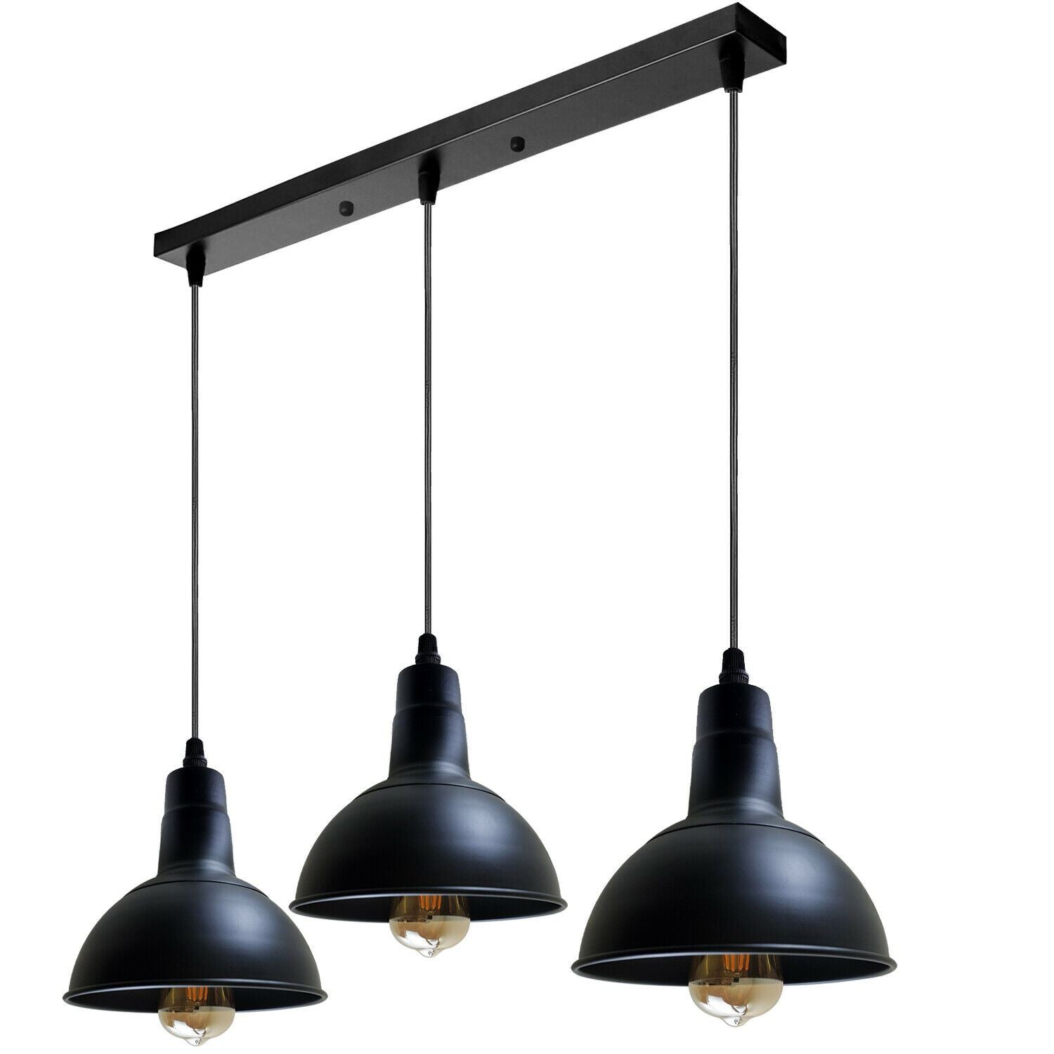 Retro Industrial Chandelier Ceiling Vintage Metal  Light Shade Pendant light~1134 - LEDSone UK Ltd