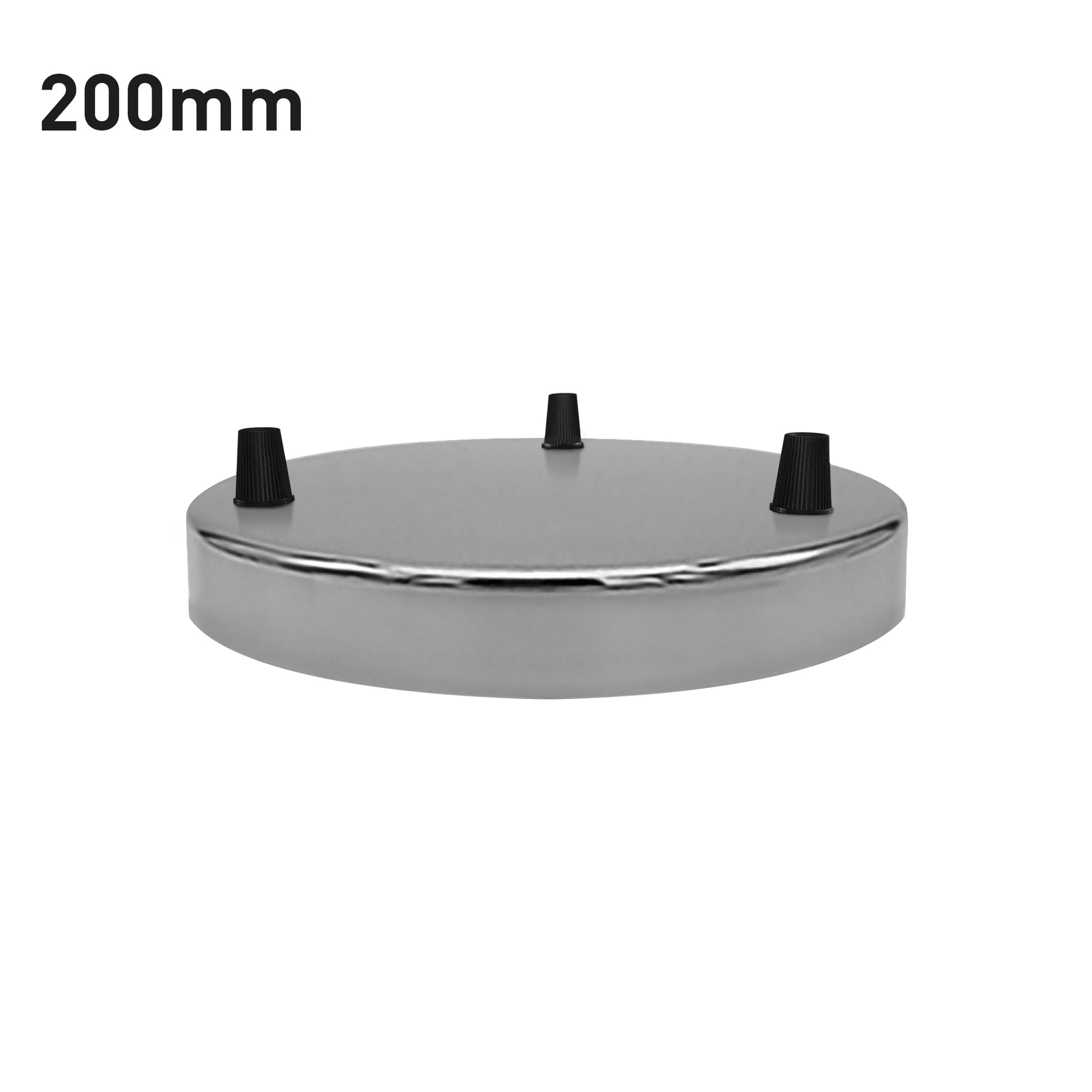 Plastic 3 outlet bayonet ceiling rose lamp holder for pendant lighting