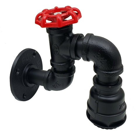 DIY-wandlamp voor waterleiding in de woonkamer~2173