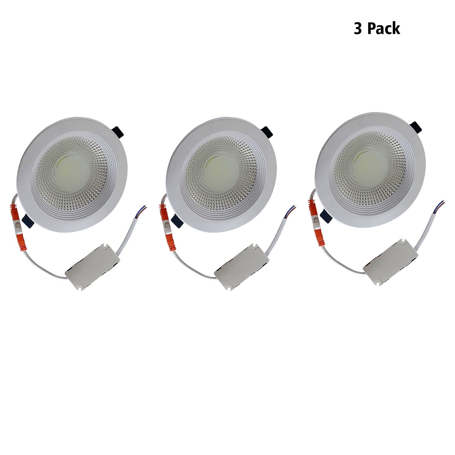 LED Round Recessed Indoor Ceiling Panel down Light Cool White For Hotel, Office, Library, Cellar~1311 - LEDSone UK Ltd