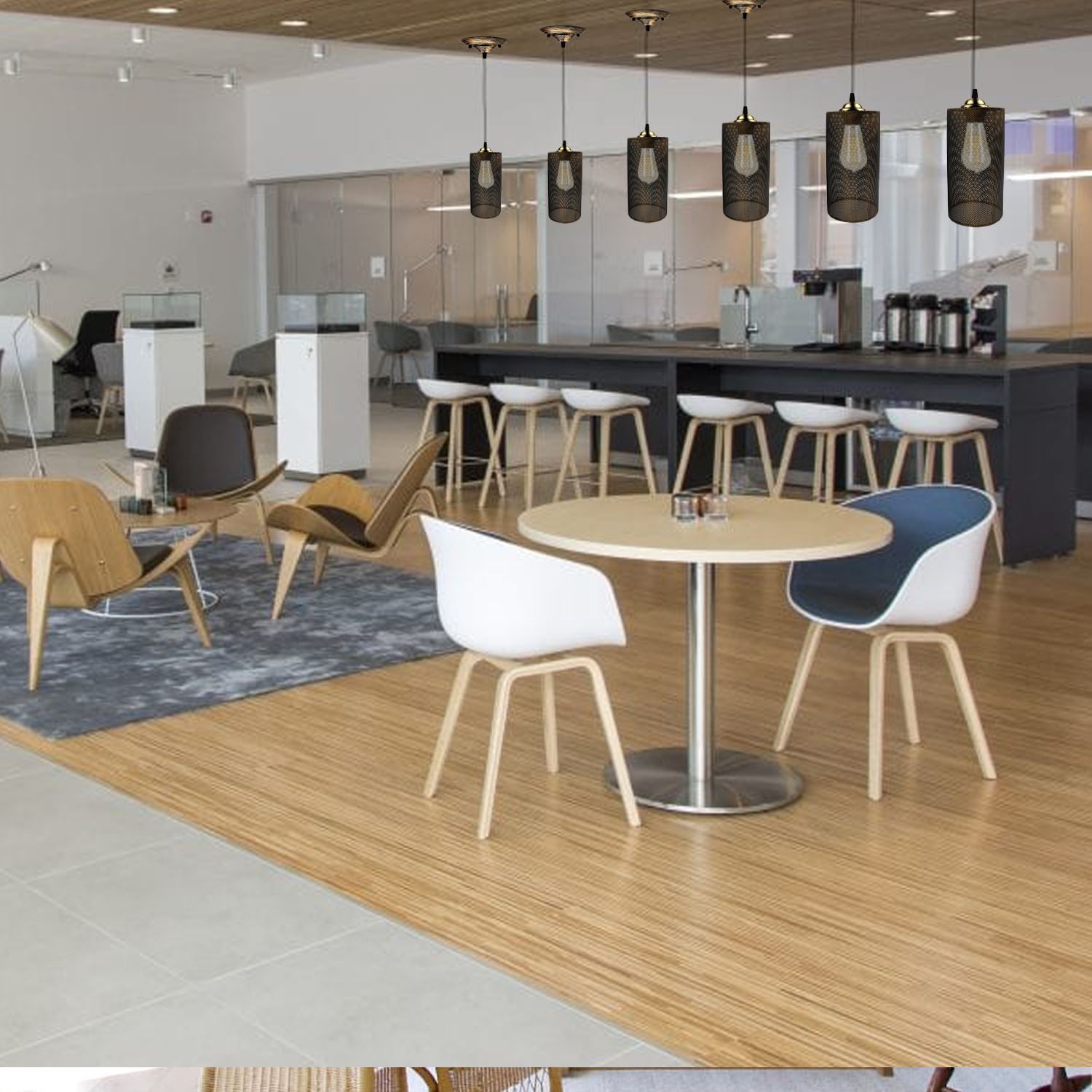 Ceiling Rose Hanging Flush mount Pendant Lamp Shade