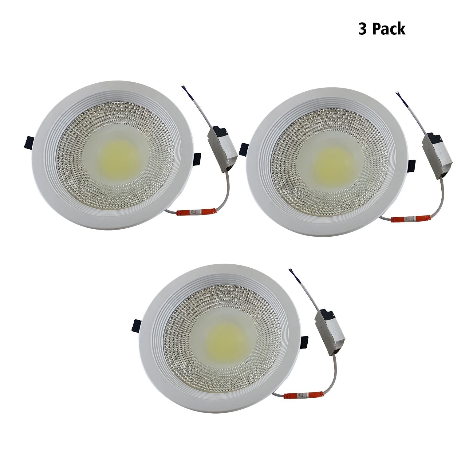 LED Round Recessed Indoor Ceiling Panel down Light Cool White For Hotel, Office, Library, Cellar~1311 - LEDSone UK Ltd