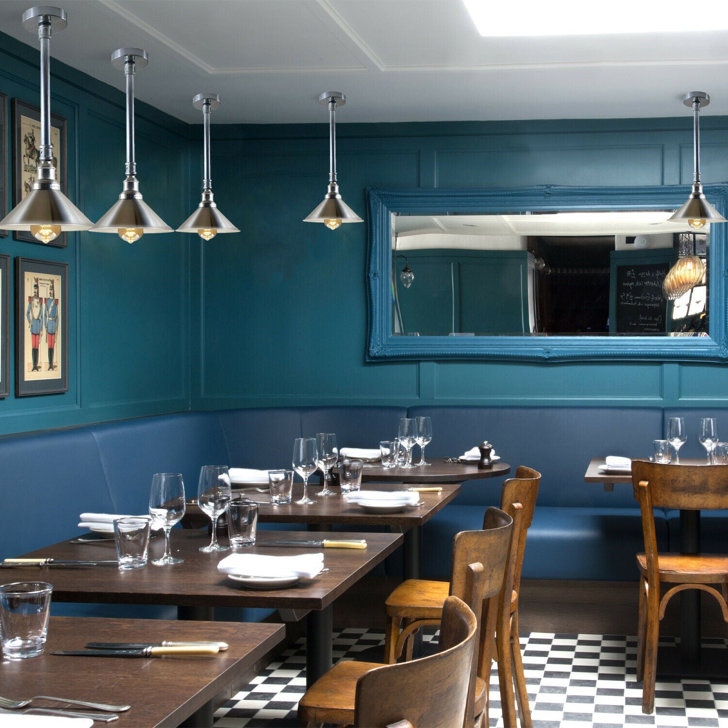 Modern Hanging Retro Light Vintage Industrial Metal Ceiling Pipe Pendant Shade~3411 - LEDSone UK Ltd