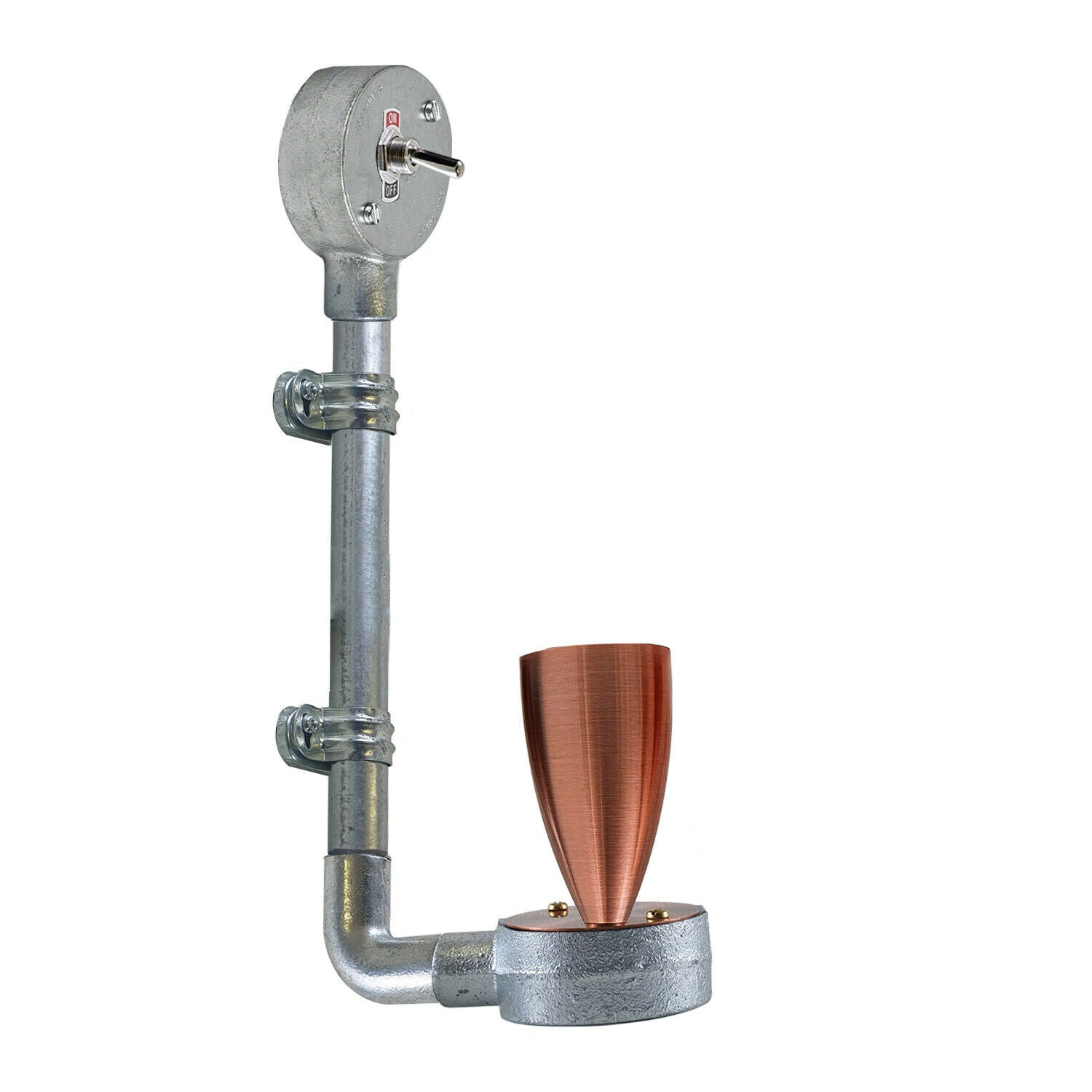 Industrial Retro Stylish Wall Designer Light Galvanized conduit Wall Light~3409 - LEDSone UK Ltd