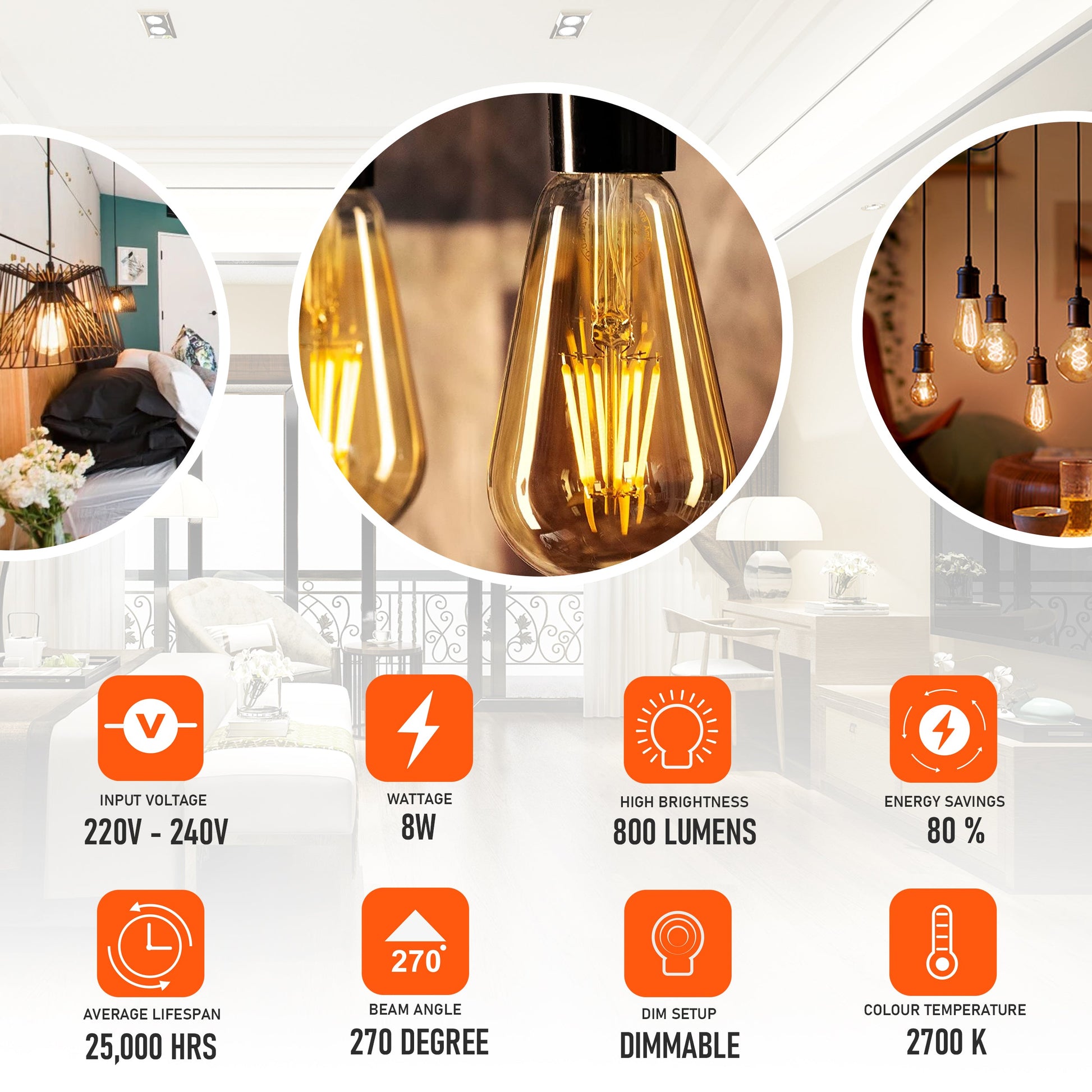 Filament Lighting | energy efficient light bulbs