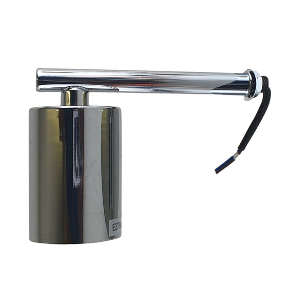105mm korte arm, volledig dunne houder wandlamp~1447 – Chroom