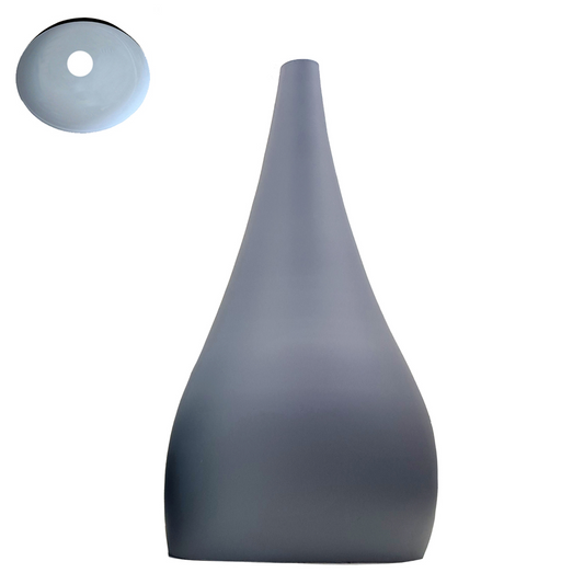 Industriële vintage Tear Drop Grey Color Beat Style hanglamp E27-houder ~ 3974