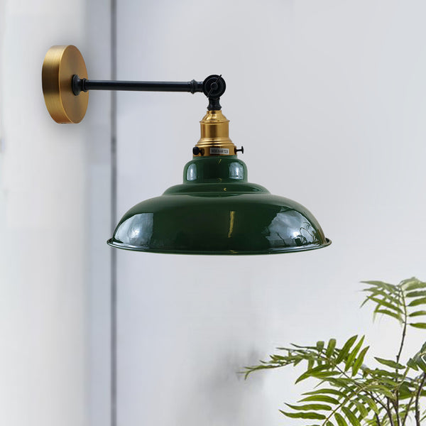 Verstelbare vintage wandlamp in industriële stijl ~3464 – Groente