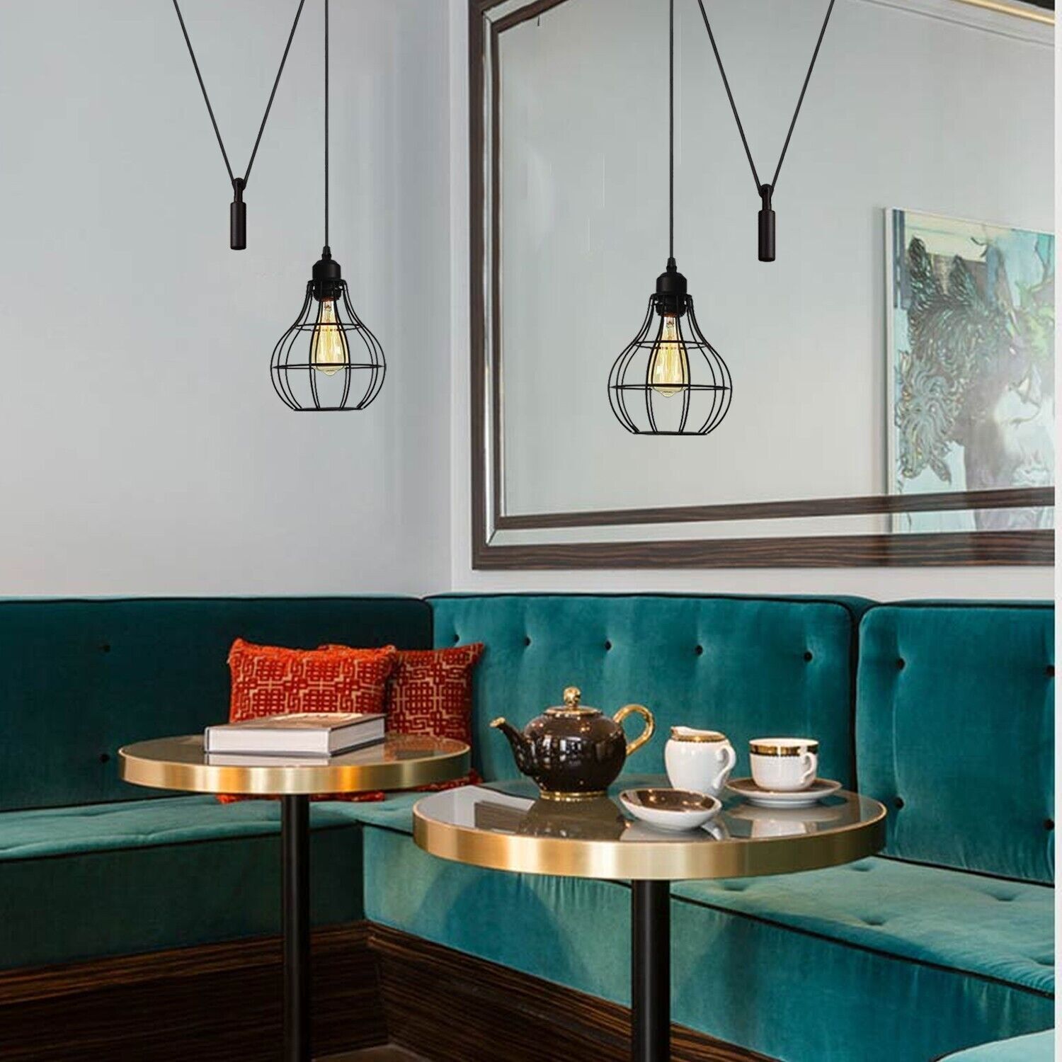 spider lights for cafe and restaurant