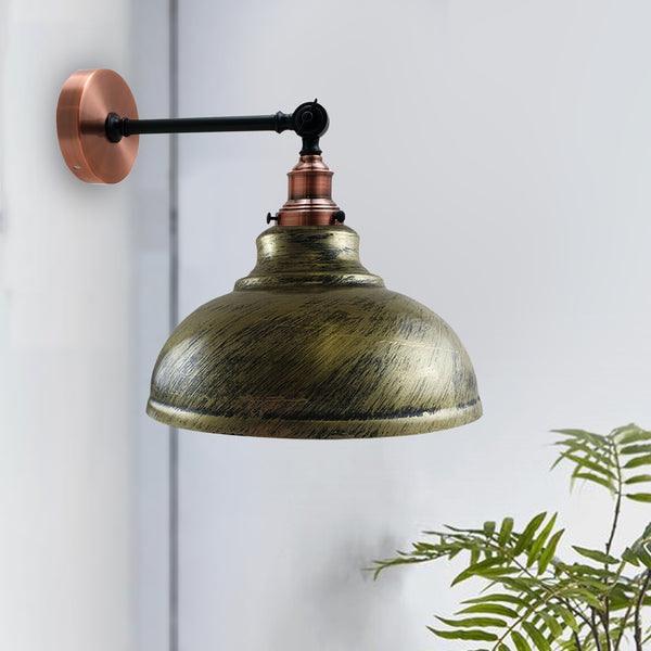 Koepelvormige wandlamp voor de eetkamer~3459 – Geborsteld messing
