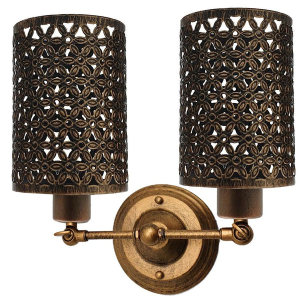 Dubbele kooi wandlamp ~2280 – Type 1