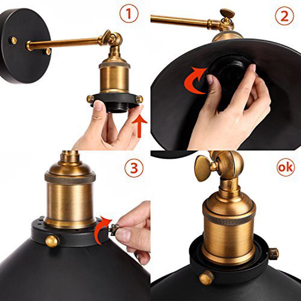 lamps mounted on wall