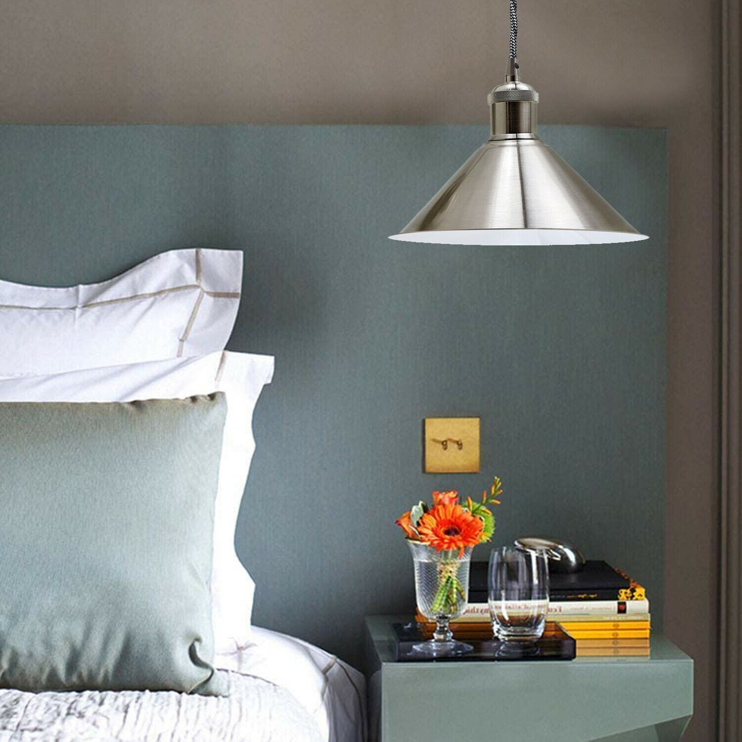 Modern Industrial Metal Ceiling Vintage Loft Style Lampshade Lamp Pendant Light~1120 - LEDSone UK Ltd