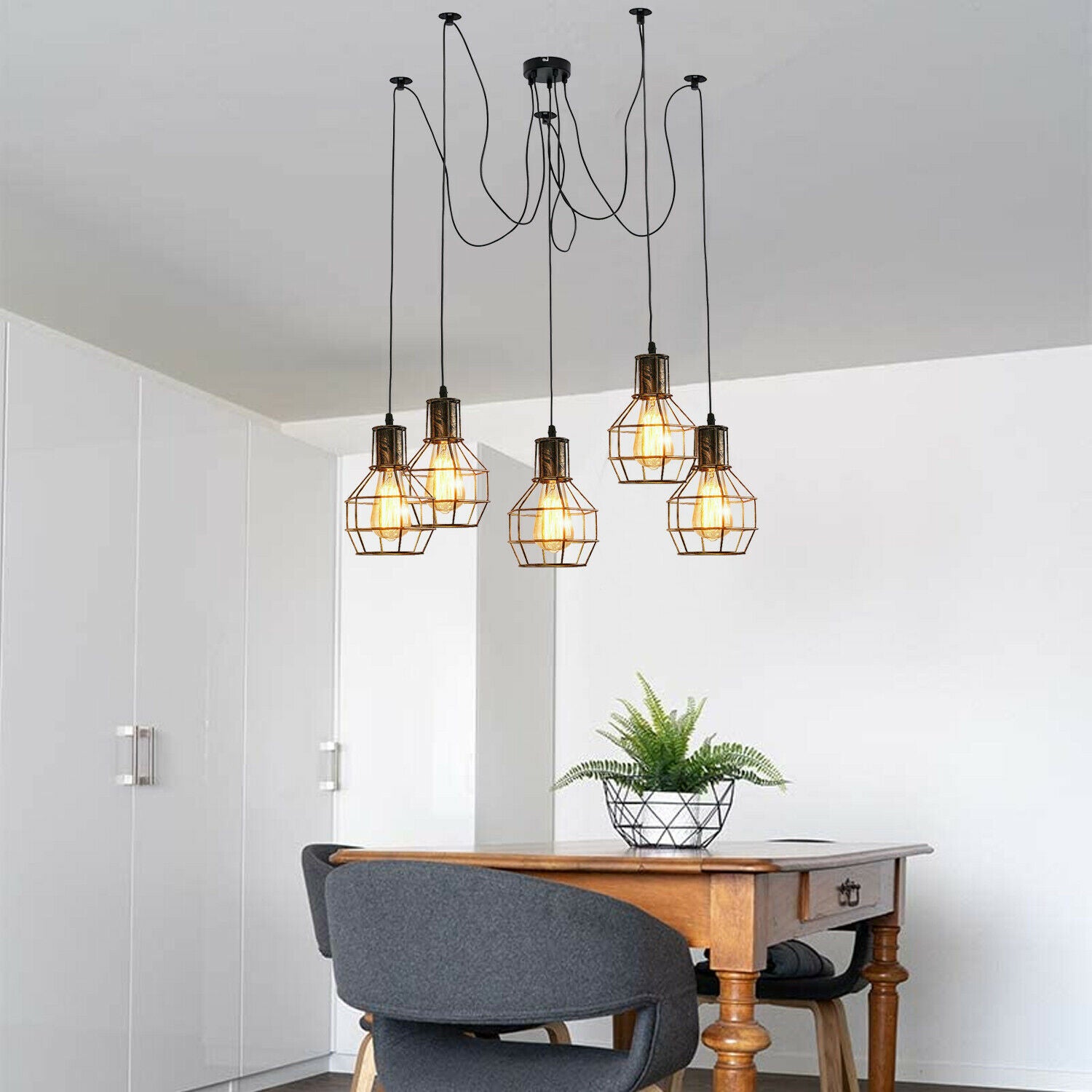 spider pendant light
