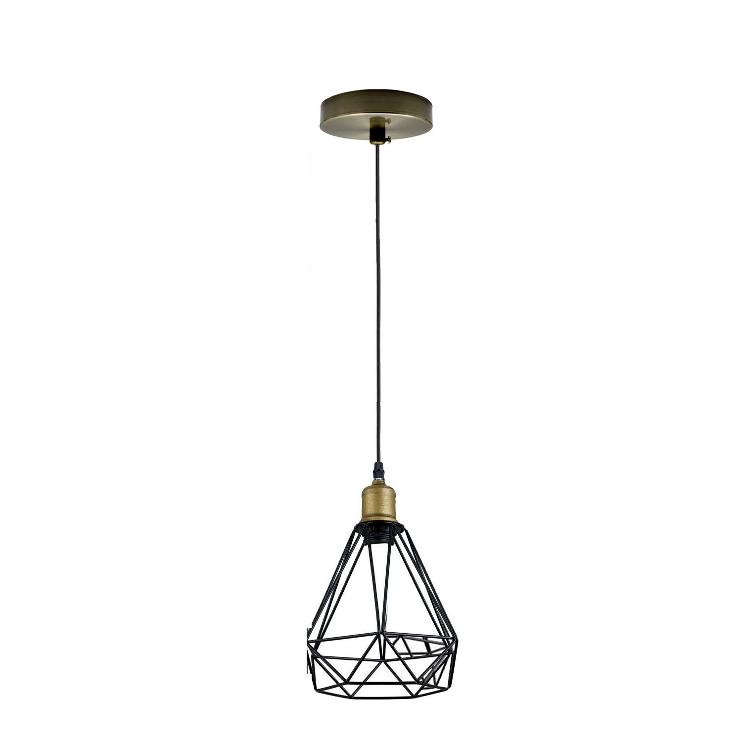 Vintage Industrial Retro Suspended 3 Head Ceiling Pendant Light 