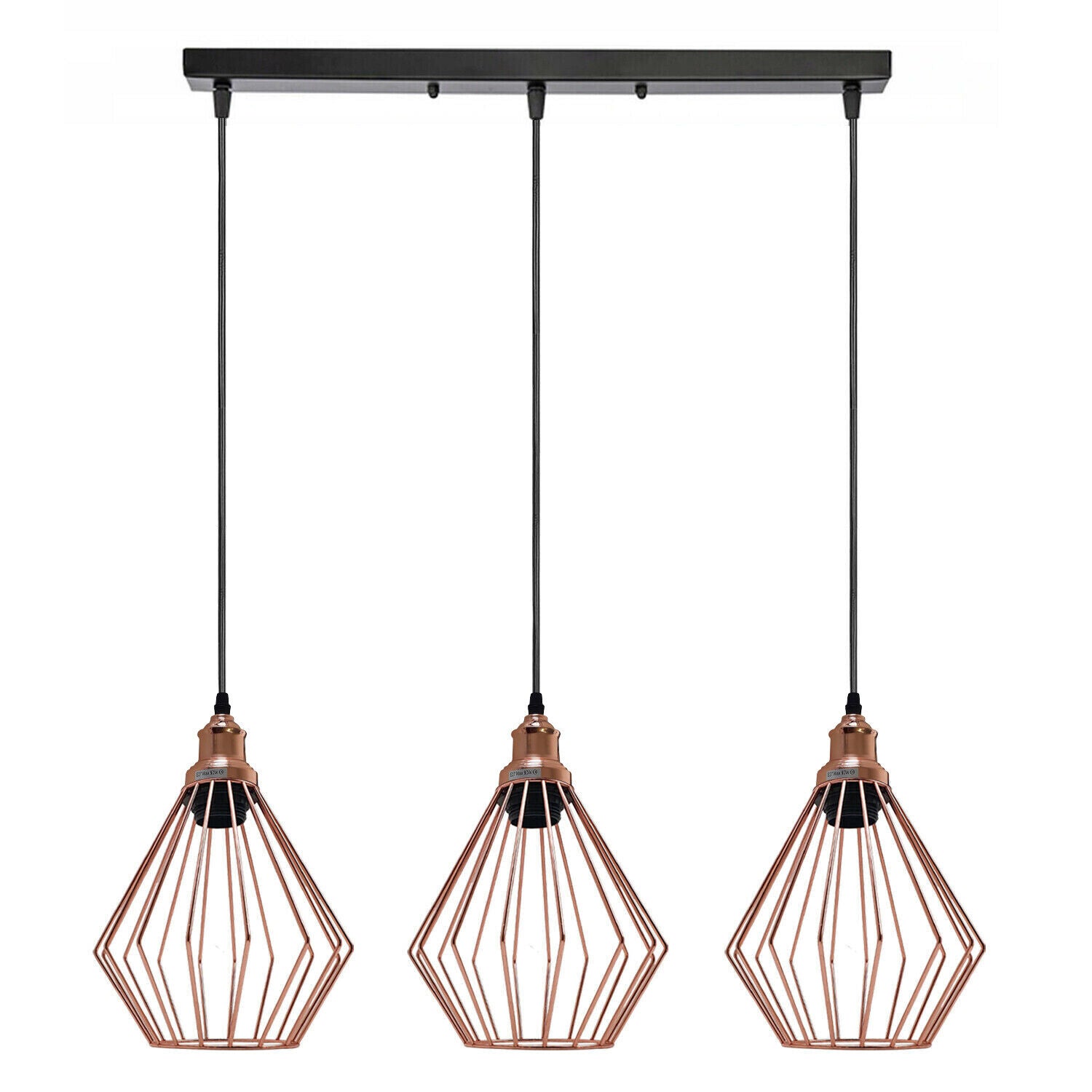 Brushed brass linear pendant lights dimmable