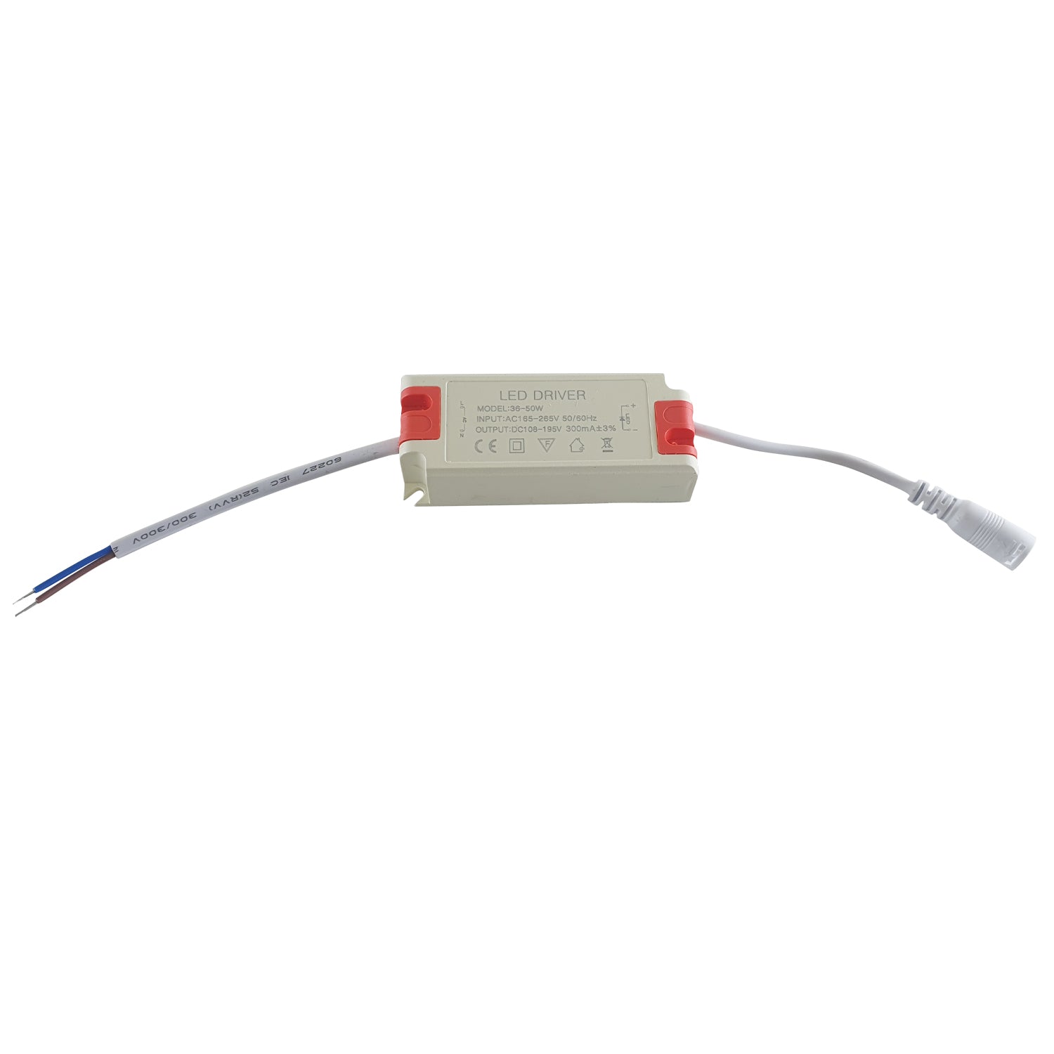 36-50W DC 108V–195V 300mAmp Output Voltage LED Driver by Guangye