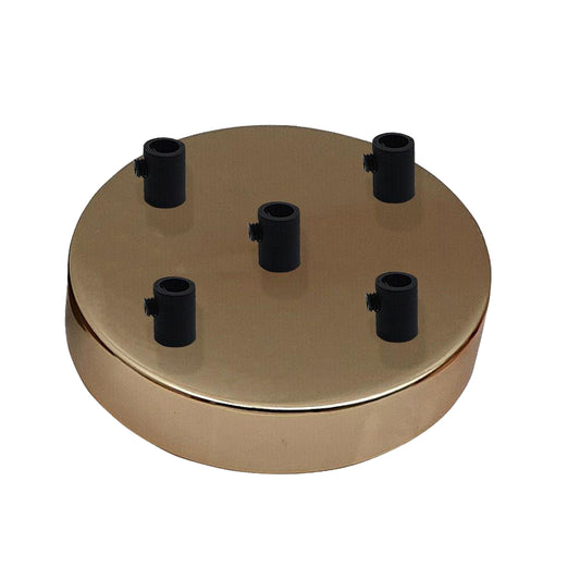 5 Outlet French Gold Metal Ceiling Rose 120x25mm - Shop for LED lights - Transformers - Lampshades - Holders | LEDSone UK