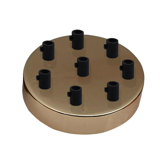 8 Outlet French Gold Metal Ceiling Rose 120x25mm - Shop for LED lights - Transformers - Lampshades - Holders | LEDSone UK