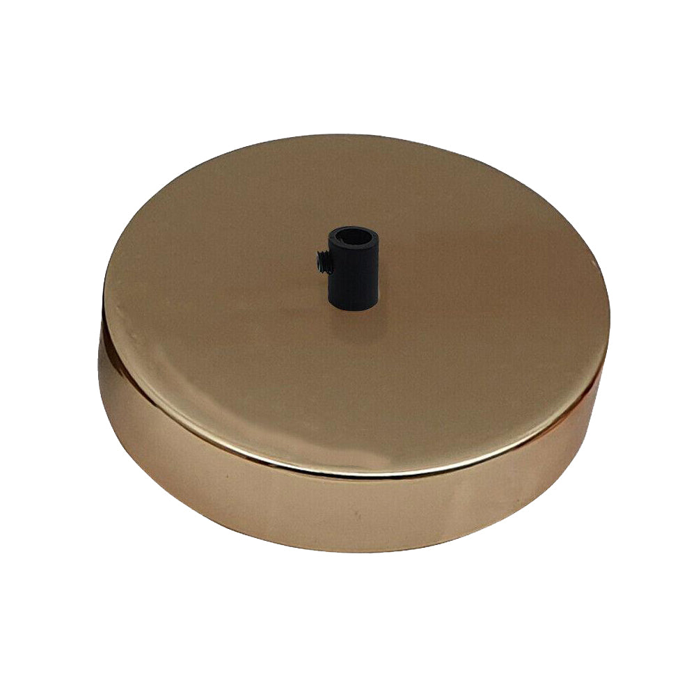 1 Outlet French Gold Metal Ceiling Rose 120x25mm - Shop for LED lights - Transformers - Lampshades - Holders | LEDSone UK