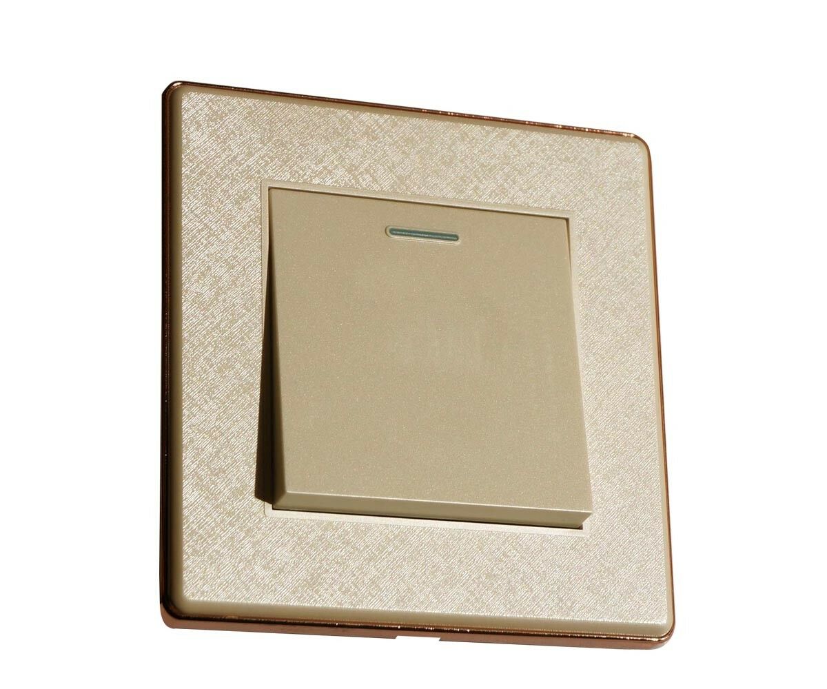 Brushed Gold Light Switch
