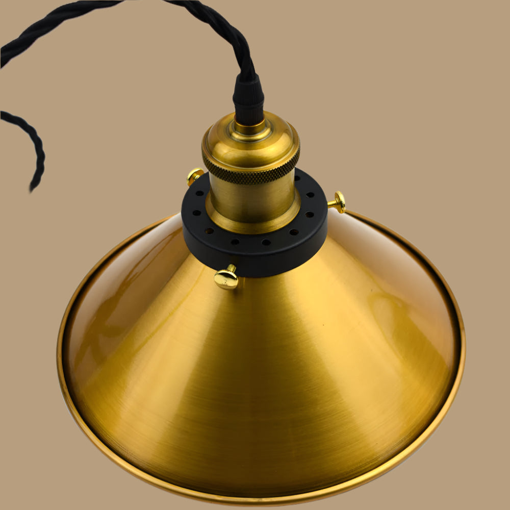 Yellow Brass-Colour-Lampshades