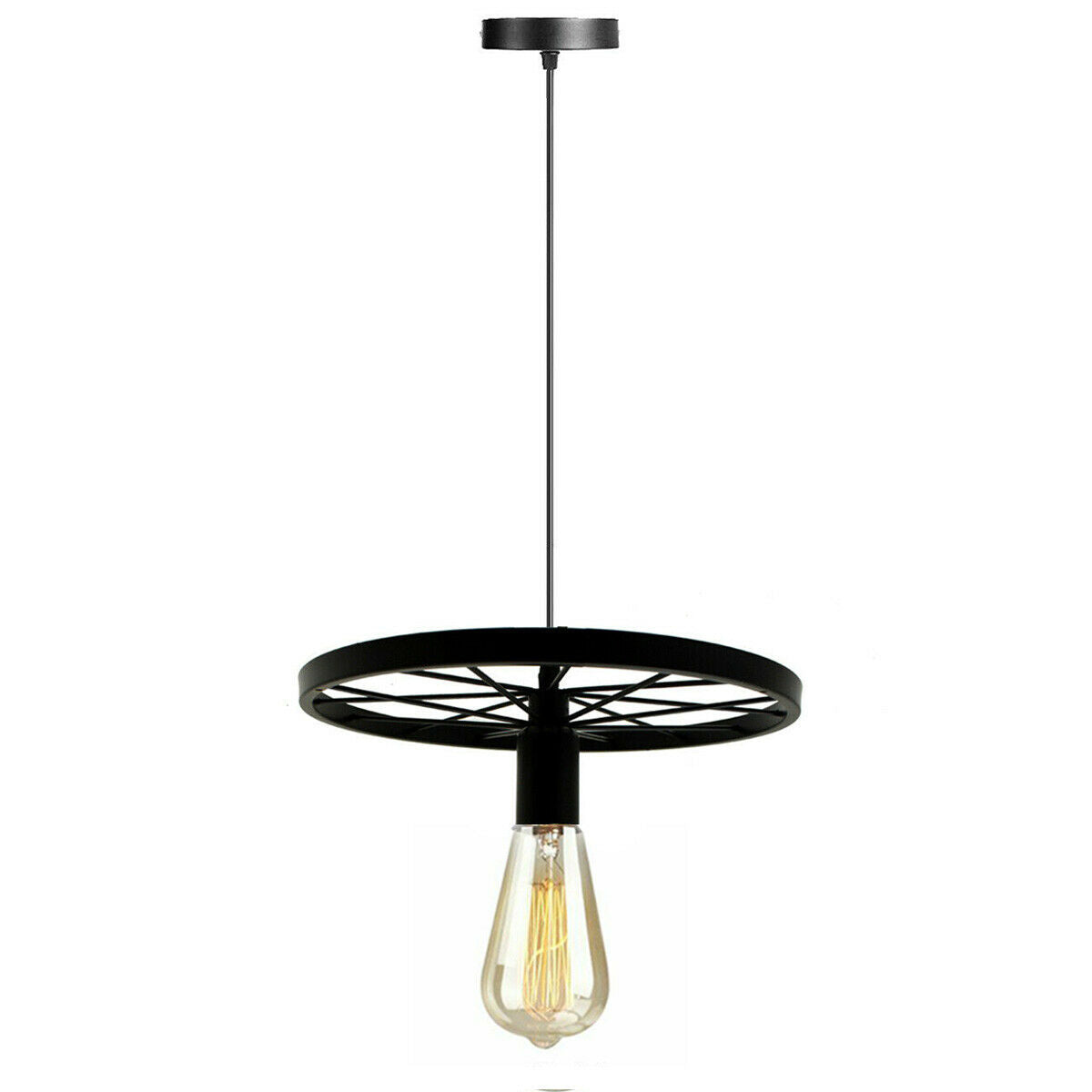 Retro Wheel Shape Pendant Light