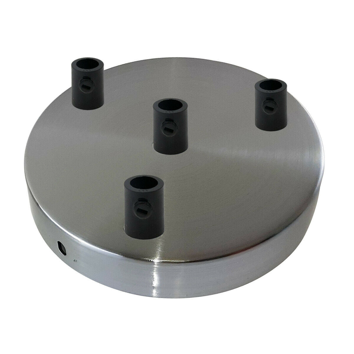 Multi Outlet Satin Nickel Metal Ceiling Rose 120x25mm~1454 - LEDSone UK Ltd