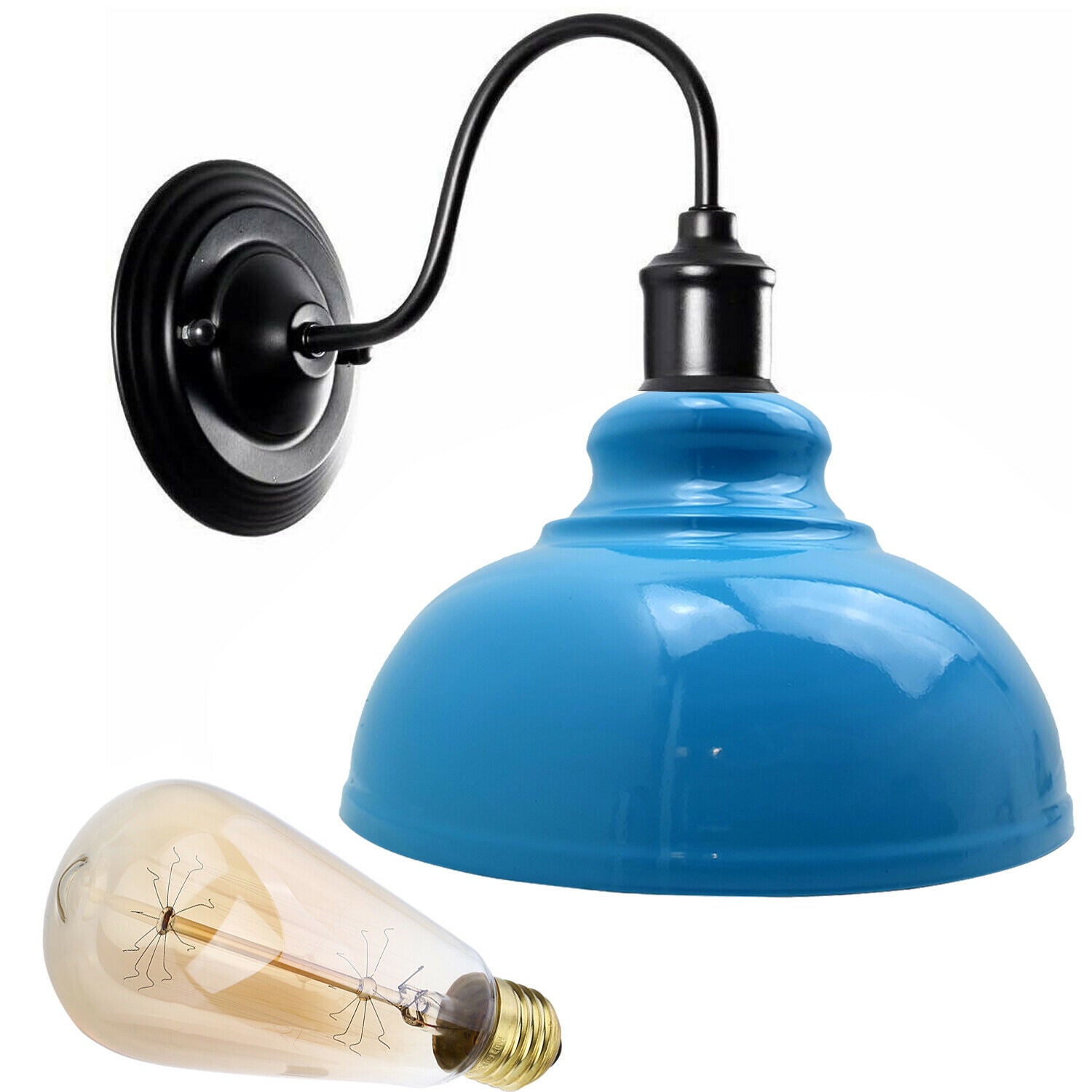 Vintage Industrial Wall Mounted Light Multi colour Sconce Lamp Fixture Wall Lamp~2060 - LEDSone UK Ltd